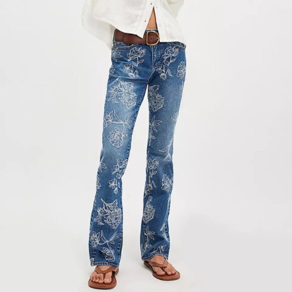 Driftwood Kelly Embroidered Jeans